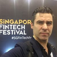 Nicholas Ziegert beim Singapore Fintech Festival