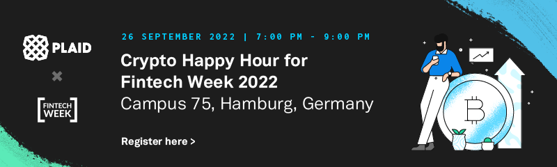 Crypto Happy Hour for Fintech Week 2022 – sponsored by Plaid